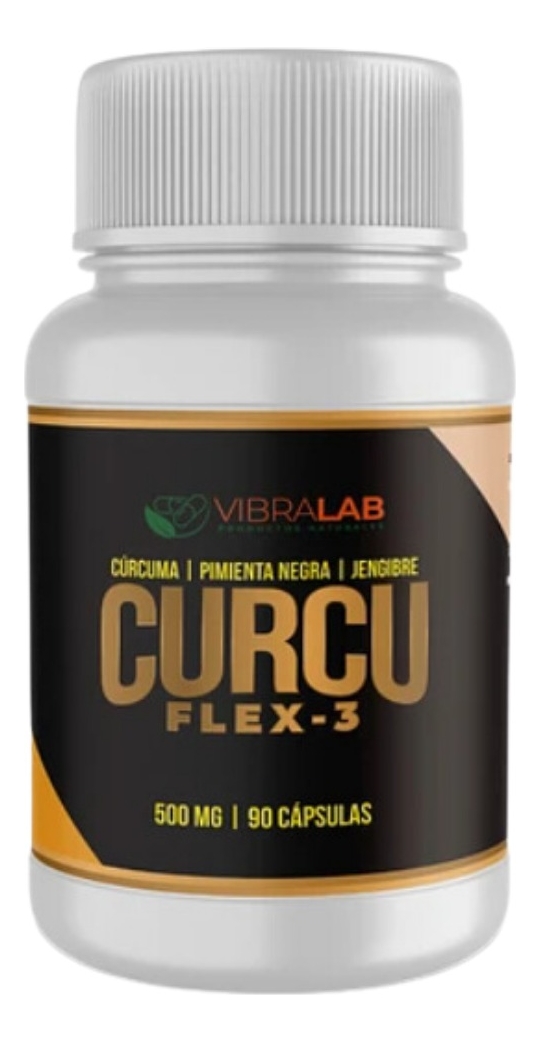 Curcuflex 90 Caps Curcuma Activada Con Pimienta Jengibre