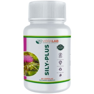 Silimarina 60 Cápsulas 500mg. 100% Natural. Hígado Graso Vibralab