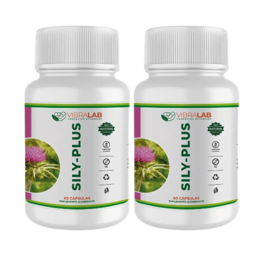 Silimarina 120 Cápsulas 500mg. 100% Natural. Hígado Graso Vibralab