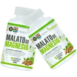 2 Malato De Magnesio 60 Cáps. 500mg Health&natural