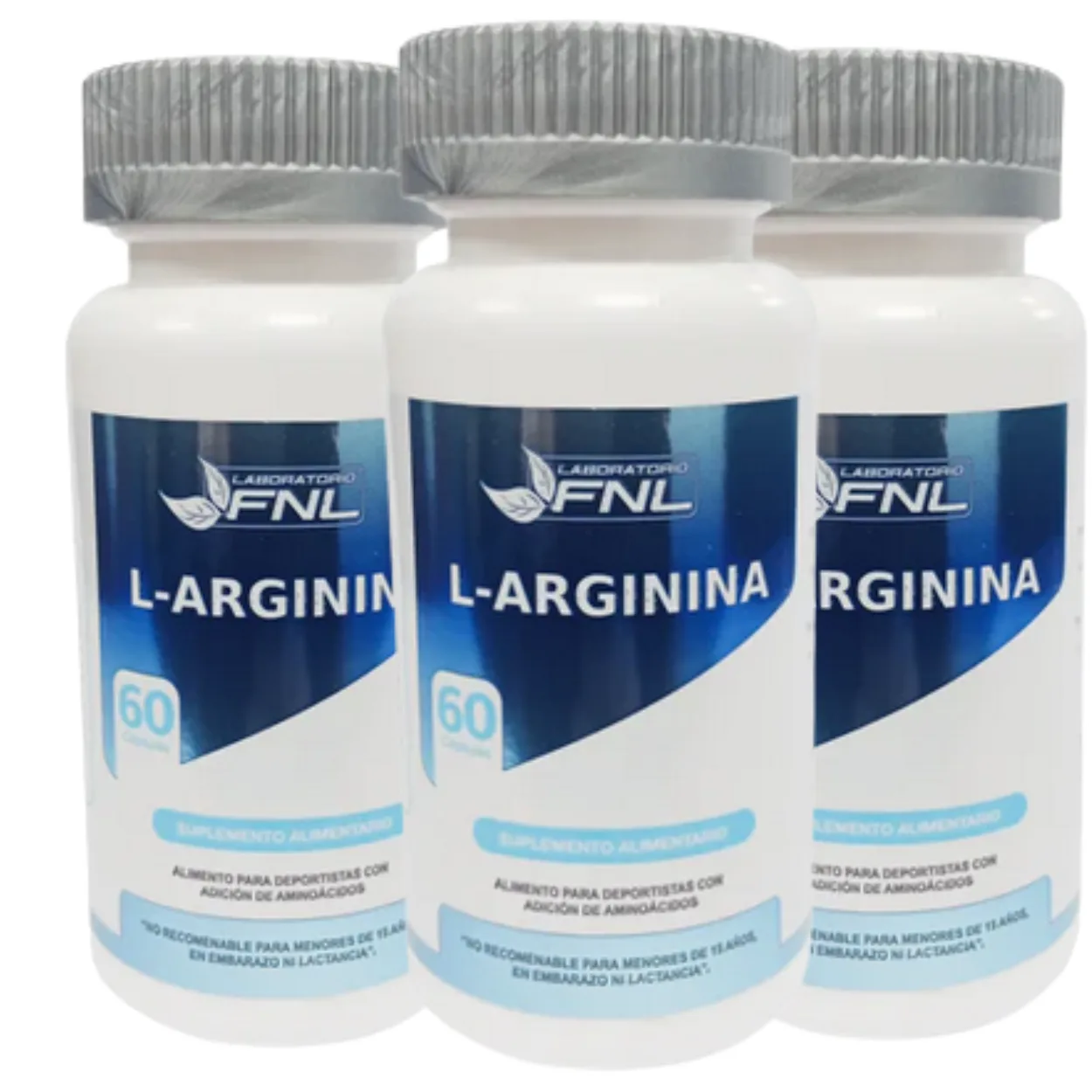 L- Arginina Fnl 3x60 Potencia Muscular - Disfuncion Erectil