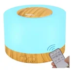 Humidificador Difusor Ultrasonico Aire Lampara Madera Color