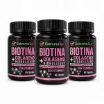 Biotina con colágeno hidrolizado y vitamina C Extremo Sur de 60 cápsulas