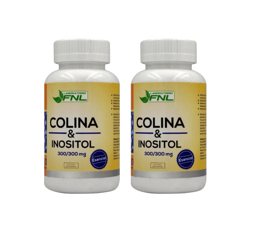 Pack Colina + Inositol Fnl 2 Frascos 120 Capsulas 300mg