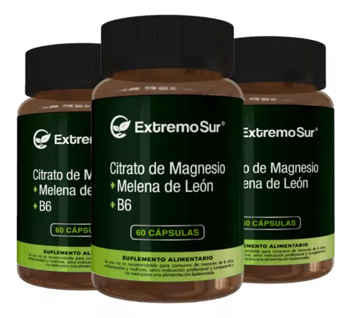 pack melena de león extremo sur con magnesio