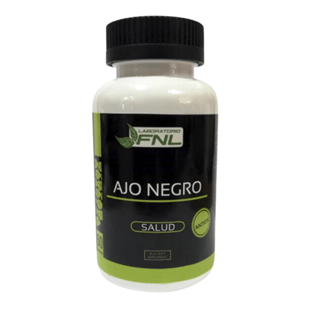 Ajo Negro Black Garlic 60 Cáps Migraña Presion Antioxidante
