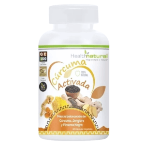 Curcuma Activada 60 Cáps Vegetales 500mg Health Natural