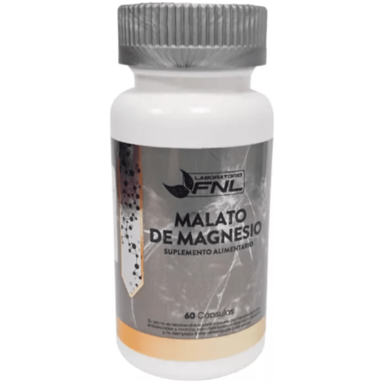 Malato De Magnesio + Ácido Malico Fnl 60 Caps. Fibromialgia