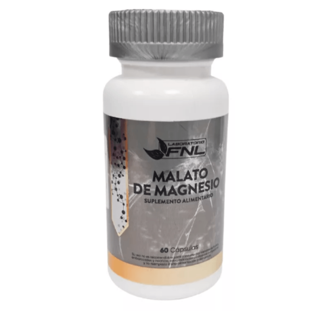 Malato De Magnesio + Ácido Malico Fnl 60 Caps. Fibromialgia