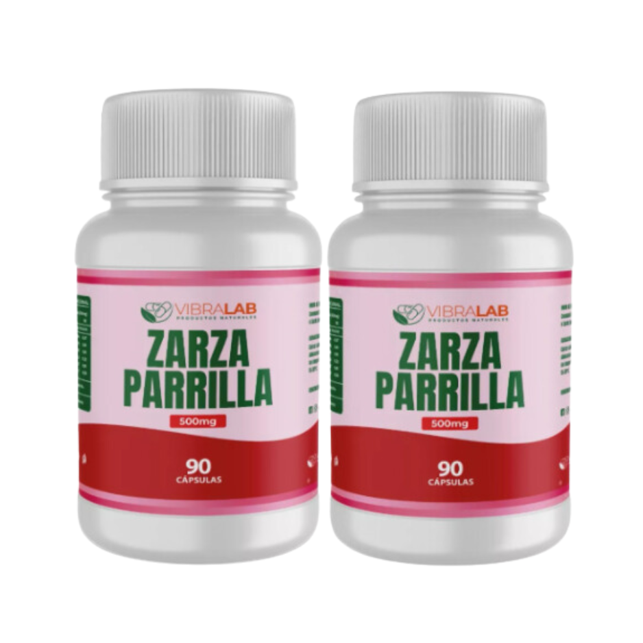 2 Zarzaparrilla 100% Natural - 90 Capsulas 500mg Vibralab