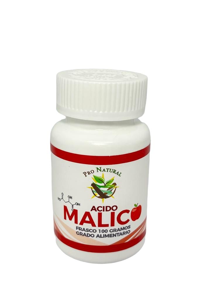 Ácido Málico Alimentario 100 Gramos