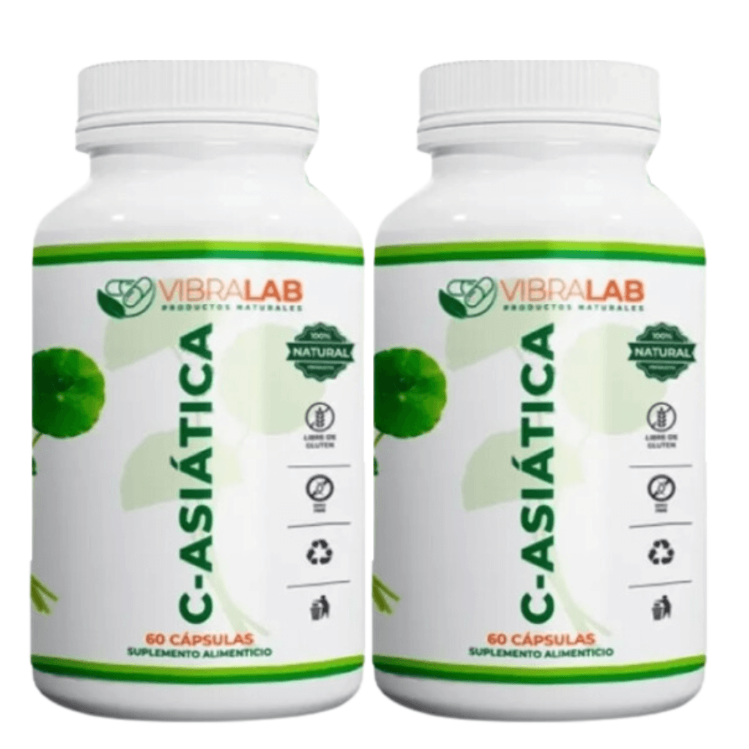 2 Centella Asiatica 500mg 100% Pura 60 Caps Varices / Piernas