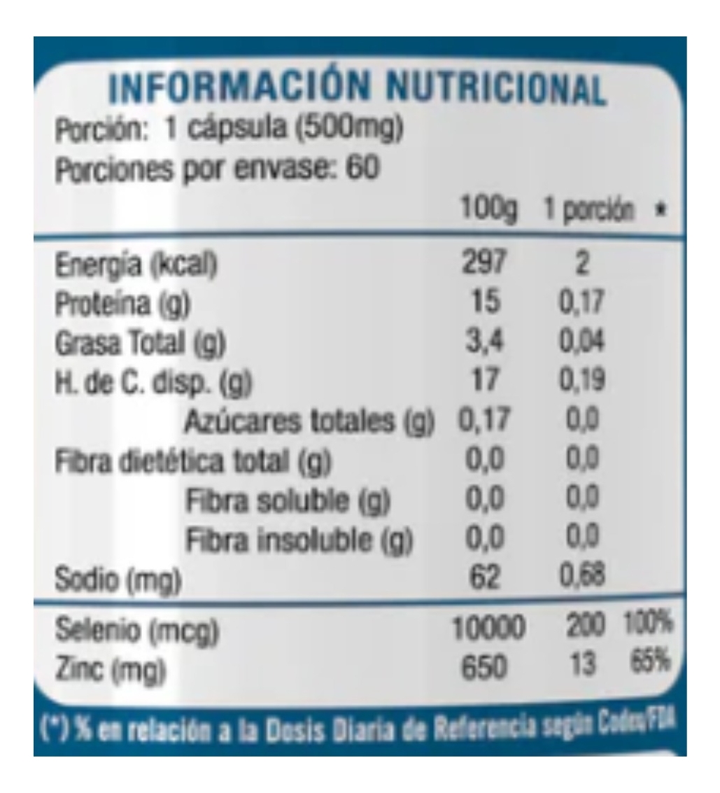 2 Selenio 200mcg X 60 Capsulas Veganas Extremo Sur - Imagen 2