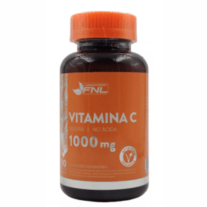 Vitamina C No Ácida 1.000mg 90caps Fnl Ascorbato De Sodio