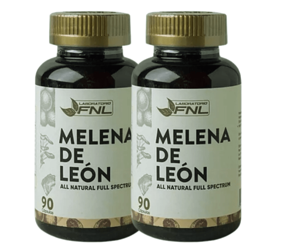 2 Melena De León Fnl 90 Capsulas Apoyo A La Función Cerebral