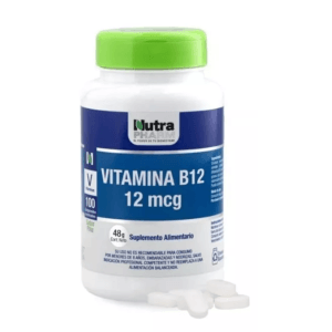 Vitamina B12 100 Comprimidos Nutrapharma sabor Piña