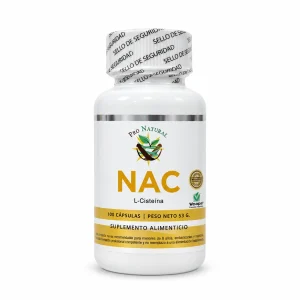 Nac N-acetilcisteína 100 Cápsulas 530mg Pronatural Higado