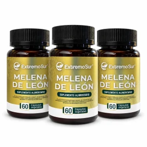 Pack de 3 Melena de León Extremo Sur 500 mg con 180 cápsulas